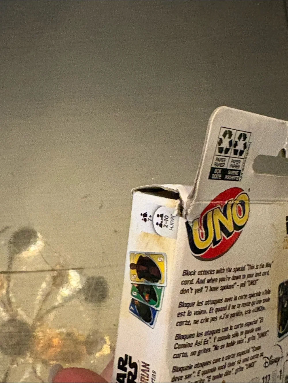 UNO Star Wars The Mandalorian Card Game -